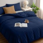 Beste kwaliteit dekbedovertrek Utopia Bedding Dekbedovertrek 200x200 cm + 2 Kussenslopen 50x75 cm, Marine