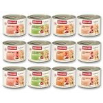 Carny Kattenvoer voor katten, kitten Mix Variation (12 x 200 g), natvoer voor kitten zonder granen en suiker, voor groeiende kittens tot 1 jaar, met verse ingrediënten