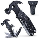 RAXCO zakgereedschap, 14-in-1 multi-tool hamer en multifunctioneel gereedschap voor kamperen, geschenken voor mannen, vader, je vriend, Vaderdag geschenk