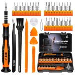 JOREST 40 stuks Precisie Schroevendraaierset, Gereedschap kit met Torx Phillips Triwing Stervormige, voor PS4, Xbox, Switch, Mac, laptop, bril, horloge
