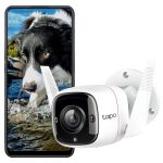 Beste WiFi camera buiten TP-Link Tapo C310 WiFi 2K bewakingscamera, binnen en buiten, IP66, 30m nachtzicht, 2-weg audio, bewegingsdetectie, SD-Kaart tot 128GB, compatibel, compatibel met Alexa en Google