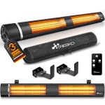 TRESKO Infraroodstraler 3000 W met afstandsbediening voor binnen en buiten