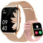 ZOSKVEE Smartwatch Voor Vrouwen, Bluetooth AI Call & Voice, 2'' Sports Smartwatch Met Bloeddruk, Slaap, 100+ Sporten, Hartslag, DIY Watch Faces, Cadeau Voor iOS Android