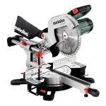 metabo KGS 254 M Afkortzaag, Trekfunctie en Precision Cut Line, 254 mm