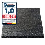 Floordirekt Premium anti-trillingsmat, 60 x 60 cm, made in Germany, voor wasmachine en droger enz., op maat te snijden, verkrijgbaar in 4 diktes (60 x 60 x 2,0 cm)