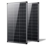 Zonnepaneel, 400 W (2 x 200 W), tweefazieel zonnepaneel, 12 V, 18BB TopCon N-type A+ monokristallijne cellen, 25% zeer efficiënt, IP68, 18 V zonnepanelen voor balkon, camper, camping, terras, dak