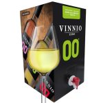 VINNIO – Premium Alcoholvrije Witte Wijn 0,0 | Bag in Box 10L (Gelijk aan 13+ flessen van 750ml) | Voordeelverpakking met Tapkraan (Zonder Suiker, Laag in Calorieën)