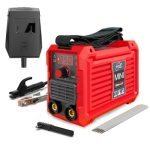 VOBOR MMA-250 Mini-elektroden lasapparaat, draagbare DC-inverter met IGBT-technologie, digitaal led-display en oververhittingsbeveiliging, vuldraad lasapparaat