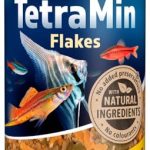 Tetra Min Flakes - visvoer in vlokkenvorm voor alle siervissen, evenwichtige mix voor gezonde vissen en helder water, 500 ml blik