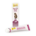 Beste anti-haarbal pasta GimCat Malt-Soft Pasta Extra - Kattensnack met anti-haarbalwerking, die de uitscheiding van haarballen bevordert - 1 tube (1 x 50 g)