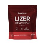 IJzer Bisglycinaat tabletten - 28 mg IJzer per portie - 400 tabletten voor 6+ maanden voorraad - Gemaakt in het Verenigd Koninkrijk - Vegan - Makkelijk slikbare mini-tabletten - Van WeightWorld