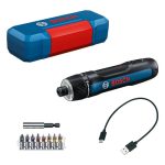 Beste elektrische schroevendraaier Bosch Professional accuschroevendraaier Bosch GO 3 (incl. 8-delige bitset, bithouder, USB-C-kabel, minikoffer)