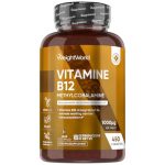 Beste vitamine B12 tabletten Vitamine B12 tabletten - 450 vegan vitamine B12 micro-tabletten - 1000 mcg methylcobalamine per portie - Meer dan 1 jaar voorraad - Ideaal voor vegetariërs en veganisten - Van WeightWorld