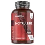 Beste supplementen voor mannen L-Citrulline capsules - 3000 mg - 240 vegan capsules voor 2 maanden - Voorloper van het aminozuur L-Arginine - Populair onder sporters - Geschikt voor mannen en vrouwen - Van WeightWorld