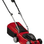 Beste elektrische grasmaaier Einhell Elektrische grasmaaier GC-EM 1032 (1000 W, 32 cm snijbreedte, 30 L collectorbox, 3-staps snijhoogteverstelling, opvouwbare geleiderail, 30 L, grasspaarwielen)