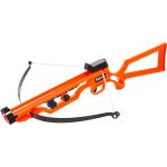 Sureshot Kruisboog Deluxe Set - Inclusief 6 Zuignap Pijlen - Veiligheidstrekker Mechanisme - Schietspeelgoed voor Binnen en Buiten - Hoge Precisie Vizier - Vanaf 6 Jaar - Zwart en Oranje