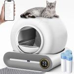 Beste elektrische kattenbak Zelfreinigende kattenbak, elektrische, automatische, XXL, met app, gesloten, voor grote katten, type A